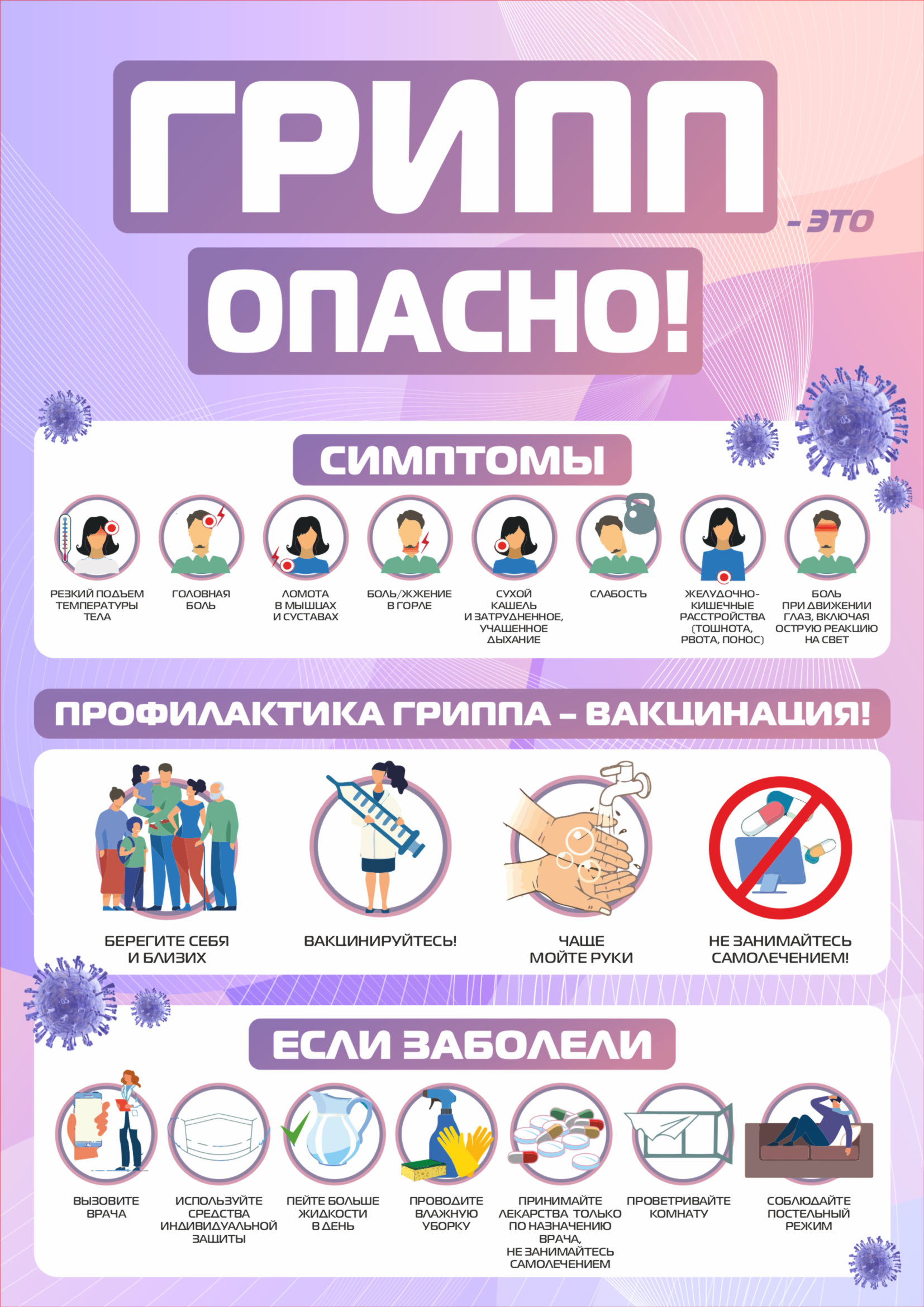 Грипп - это опасно!